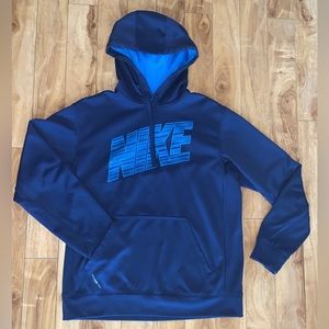 Blue Nike hoodie